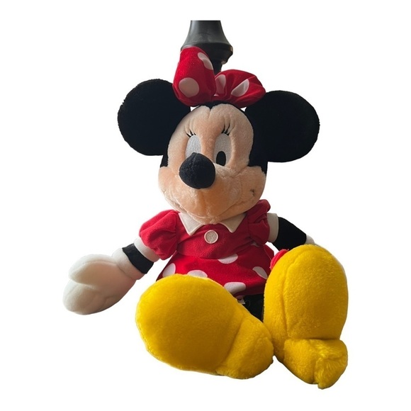Walt Disney World Minnie Mouse Plush Stuffed Animal Bow Polka Dot Dress  18"‎ - Picture 7 of 10